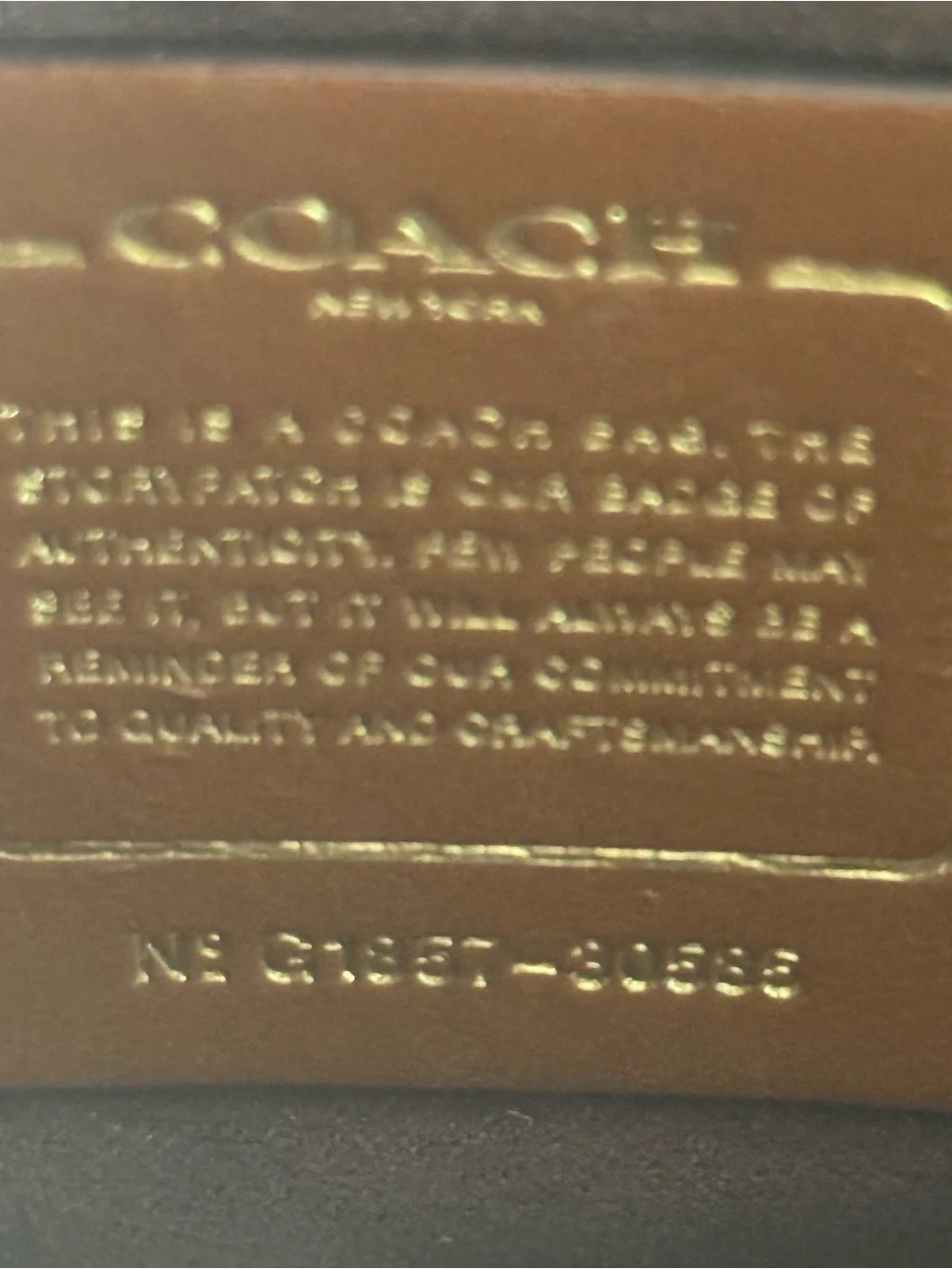 Coach Parker Crossbody/Shoulder Bag USED